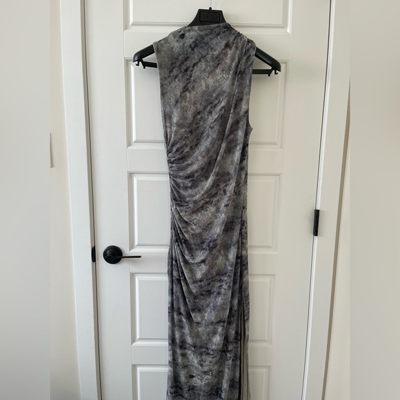 Ardene Printed Mesh Draped Dress | L - Picture 4 of 10